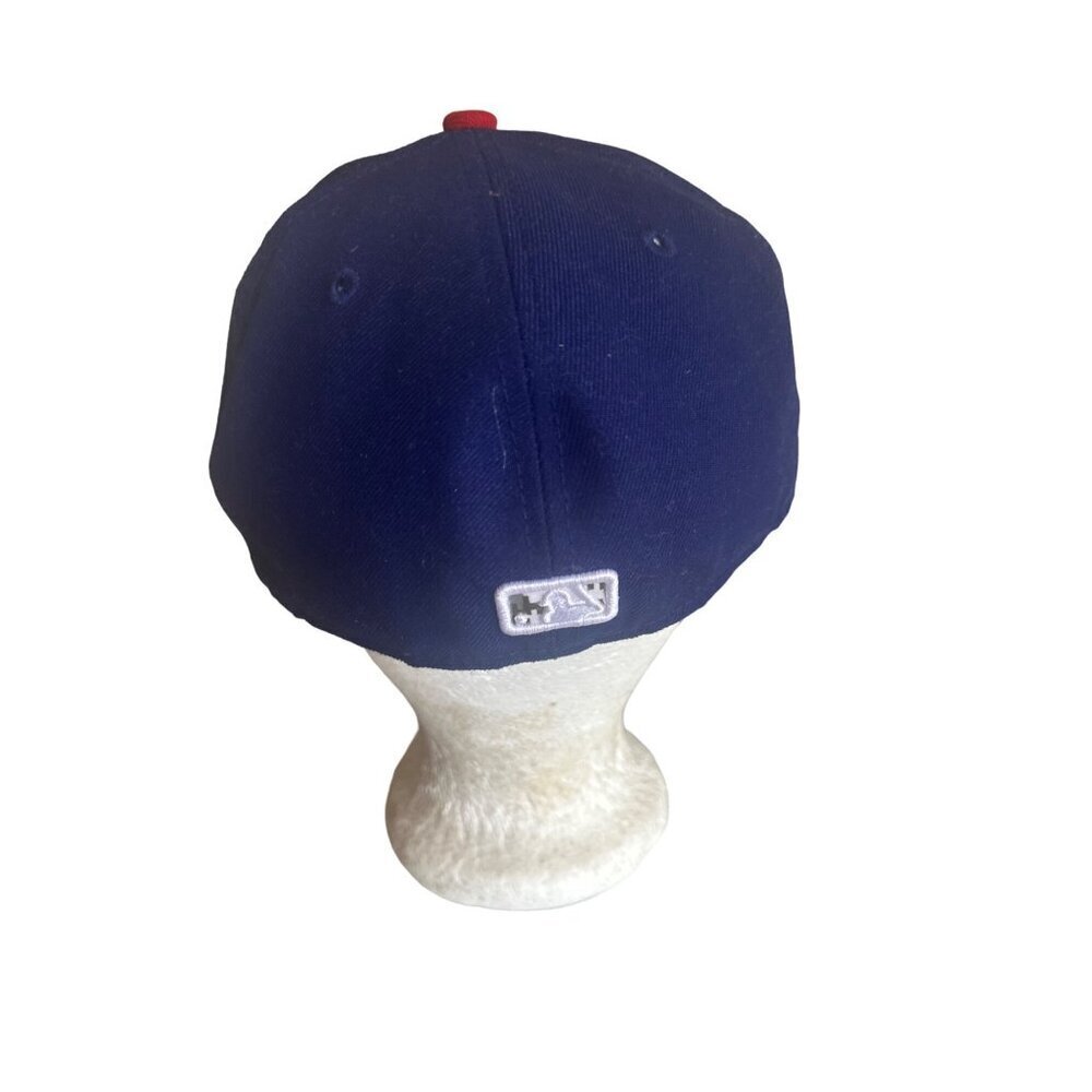Chicago Cubs Blue Hat Cap Camouflage Camo C Size 7 1/4 - Picture 4 of 7